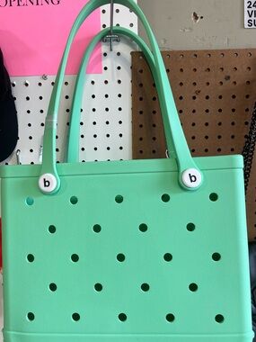 BOGG BAG Mint Green Perforated Tote